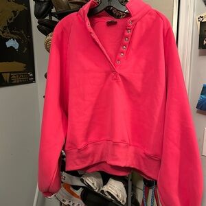 Arula brand Buttery soft pink pullover.